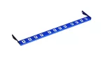 Organizator kabli do paneli 24 port. kat. 5e (1U) niebieski