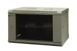 Szafa wisząca niedzielona 19'' 6U gł.450mm, niezmontowana, RAL 7035