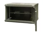 Szafa wisząca niedzielona 19'' 6U gł.450mm, niezmontowana, RAL 7035