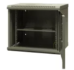 Szafa wisząca niedzielona 19'' 9U gł.450mm, niezmontowana, RAL 7035