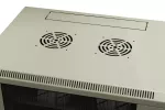 Szafa wisząca niedzielona 19'' 12U gł.450mm, niezmontowana, RAL 7035