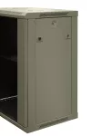 Szafa wisząca niedzielona 19'' 15U gł.450mm, niezmontowana, RAL 7035