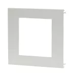 Pokrywa maskująca 1-krotna (2-modułowa) do KP 130x60 do montażu osprzętu w standardzie 45x45mm i 60mm