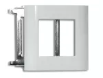Ramka maskująca 2-modułowa z uchwytem metalowym, do kanałów KP90x60, 110x60, 130x60, 150x60 i puszek PU-2