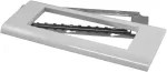 Ramka maskująca 6-modułowa z uchwytem metalowym, do kanałów KP90x60, 110x60, 130x60, 150x60 i puszek PU-6