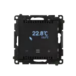 SIMON 55 GO WMDR-18XXX2-149 Termostat programowalny z wyświetlaczem [Wi-Fi]; 230V (moduł); czarny mat