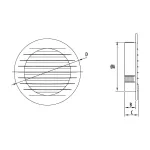 KRO 150 /B (kratka standard /brązowy)