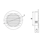 KRO 125 /B (kratka standard /brązowy)