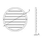 D/AKO 130 /Al (kratka aluminium) srebrna