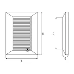 Smart 140x210 (Kratka wentylacyjna)