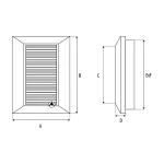 DUO SMART 165 fi150 /B (kratka went. brąz)