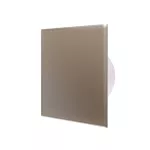 Veroni Glass120 WC (wentylator domowy) bezowy