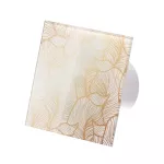 Veroni Glass 100 WC (wentylator domowy) Biały White Gold Leafs