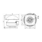 Wentylator WD 250 BLDC N.TESLA