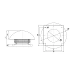 WD II 200 BLDC Centrifugal roof fan / Wentylator