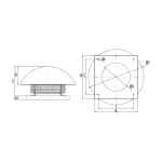 WD II 315 BLDC N.TESLA Centrifugal roof fan / Wentylator