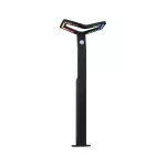 Oprawa ogrodowa ALARA LED RGBW+10W 450lm 665mm czujnik ruchu i zmierzchu IP44 230V antracyt / aluminium