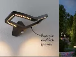 Oprawa elewacyjna ALARA LED 10W 450lm 3000K czujnik ruchu i zmierzchu IP44 230V antracyt / aluminium