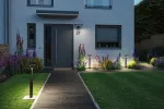 Oprawa elewacyjna ALARA LED 10W 450lm 3000K czujnik ruchu i zmierzchu IP44 230V antracyt / aluminium