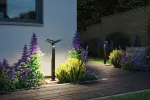 Oprawa ogrodowa ALARA LED 10W 450lm 3000K 665mm czujnik ruchu i zmierzchu IP44 230V antracyt / aluminium