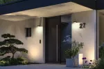 Oprawa elewacyjna SILMA LED 10W 450lm 3000K czujnik ruchu i zmierzchu IP44 230V antracyt / aluminium