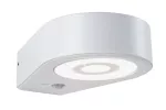 Oprawa elewacyjna SILMA LED 10W 450lm 3000K czujnik ruchu i zmierzchu IP44 230V biały / aluminium