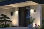 Oprawa elewacyjna SILMA LED 10W 450lm 3000K czujnik ruchu i zmierzchu IP44 230V biały / aluminium