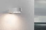 Oprawa elewacyjna SILMA LED 10W 450lm 3000K czujnik ruchu i zmierzchu IP44 230V biały / aluminium