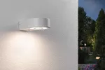 Oprawa elewacyjna SILMA LED 10W 450lm 3000K czujnik ruchu i zmierzchu IP44 230V biały / aluminium