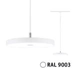 Oprawa wisząca na szynoprzewód URail HILDOR LED DIM 15W 850lm 4000K 230V biały RAL 9003 / metal