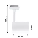 Reflektor na szynoprzewód Urail LUXE LED SH Zigbee GU10 4,8W 350lm 2200K-6500K 230V biały / tworzywo sztuczne