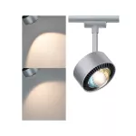 Reflektor na szynoprzewód URail ALDAN 8W 500lm 2700K-6500K 230V chrom matowy / metal