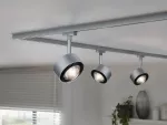 Reflektor na szynoprzewód URail ALDAN 8W 500lm 2700K-6500K 230V chrom matowy / metal