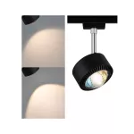 Reflektor na szynoprzewód URail ALDAN 8W 500lm 2700K-6500K 230V czarny matowy / metal
