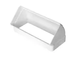 kolano pionowe 204x60 mm, 45 st., białe WP575
