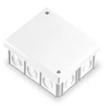 PK-102 Puszka odgałęźna, 14-wlotowa,p/t; pazurki do płyt gips; 6÷21, IP-20,80x95; biały
