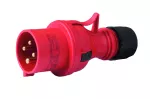 Wtyczka Przenośna Prosta WPP 32/4 Wtyczka 32A/400V 3P+Z Typ B