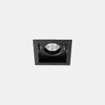 Downlight Multidir Evo Big Single Recessed Trim 16.2W LED warm-white 2700K CRI 92 62.4º Black IP54 2118lm AU17-18V9F1BB60
