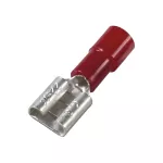 Konektory izolowane nasuwki 0,5-1,0/6,3x0,8 PC czerwone 100szt