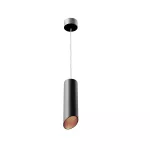 PIXO 210 wisząca max 1x50W, GU10, 230V, kolor miedzi, czarny głęboki (mat struktura) RAL 9005 T068P21Wh961116