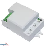 CZUJNIK MIKROFALOWY 500W 360* IP20 PROSTOKĄTNY BIAŁY