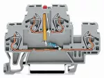Złączka do zabudowy elementów 2-piętrowe, szara 870-543/281-434