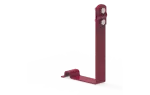 [LA 3011] Uchwyt pod dachówkę z zamkiem Brass / Monza Plus H-150mm