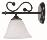 7771 Kinkiet Dorothea E14/1x40W czarny mat/szkło 230V, 50Hz
