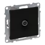 SUNO - Gniazdo TV - końcowe - 1.5 dB, Czarny, Legrand