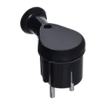 WT-50 Wtyczka rozbieralna, kątowa Uni-SCHUKO, 2p+Z; 16A, 250V; WT-50; czarny