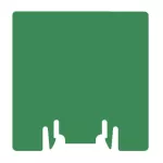 TW AKZ GN Ścianka końcowa i przegroda do złączek, nr.katalogowy 1190350000