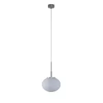 OVO fi220 wisząca max.1x23W, E27, 230V, przewód transparentny, kolor srebra (gładki mat)