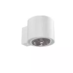 TUZ T2Kh AR111 kinkiet max. 1x60W, G53, 12V/AC, biały sygnałowy (mat struktura) RAL 9003