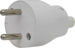 POWER Wtyczka rozbieralna prosta BIAŁY, 400440